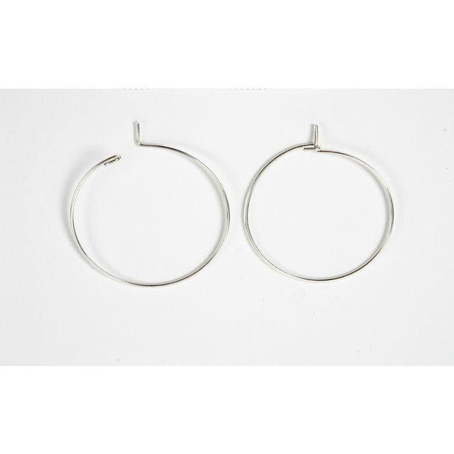 Creole earrings 20mm 24/pc