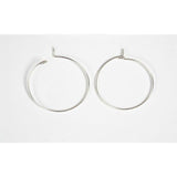 Creole earrings 20mm 24/pc