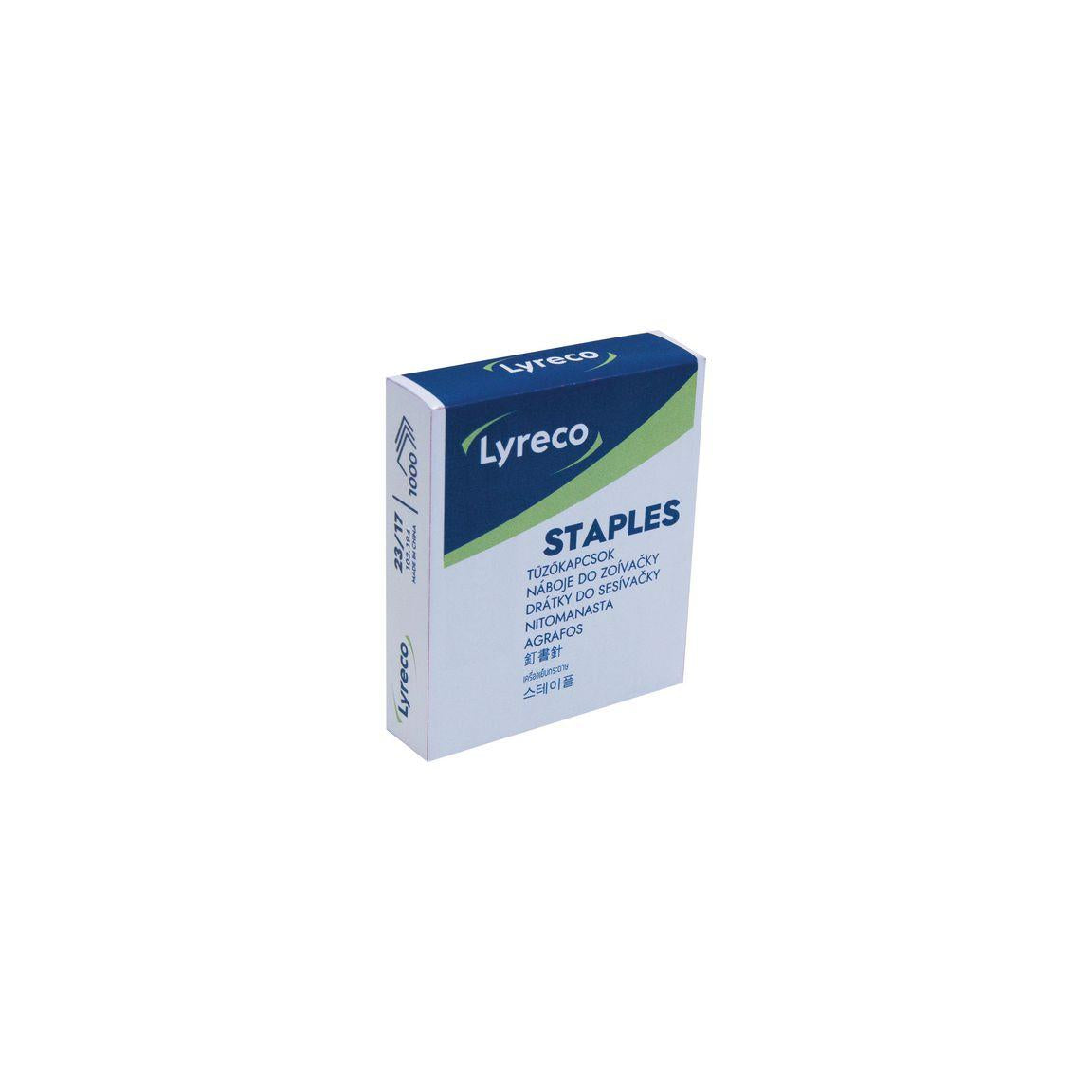 Staple LYRECO 23/17 stand. 1000/fp
