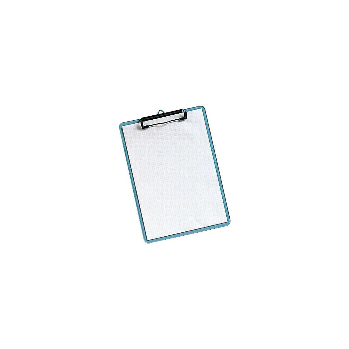 Writing tablet A4 transparent blue