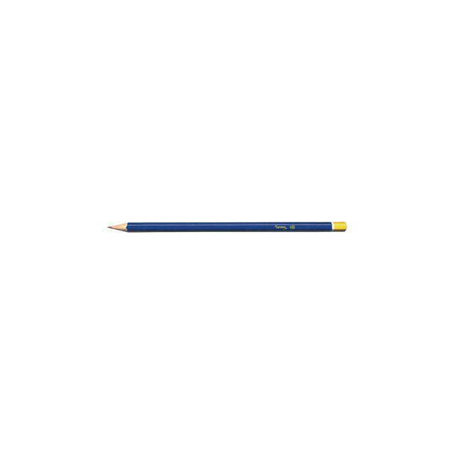 Pencil LYRECO lacquered top HB 12/pack