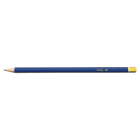 Pencil LYRECO lacquered top HB 12/pack