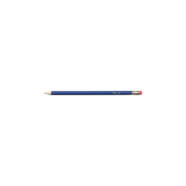 Pencil LYRECO eraser top HB 12/pack