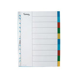 LYRECO A4 10-page unprinted plastic files
