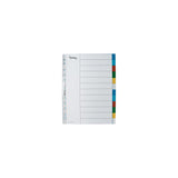 Plastic files LYRECO A4 PP 12-page colour