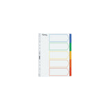 Card index LYRECO A4 5-ply