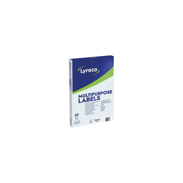 Label LYRECO 70x36mm 2400/pc
