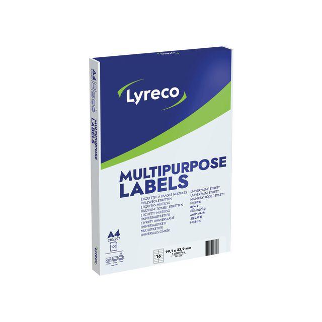 Label LYRECO 99,1x33,9mm 1600/fp