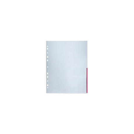 Plastic pocket BANTEX A4 0,12 red 100/pack