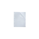 Plastic pocket BANTEX A4 0,12 white 100/pack