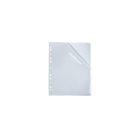 Plastic pocket BANTEX A4 0,12 white 100/pack