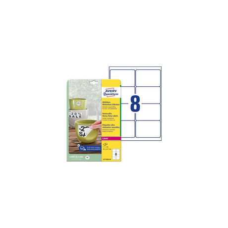 Label AVERY detachable 99,1x67,7mm 160/fp