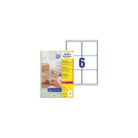 Label AVERY 99,1x93,1mm 600/fp