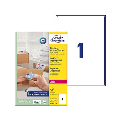 Label AVERY 199,6x289,1mm 100/pc