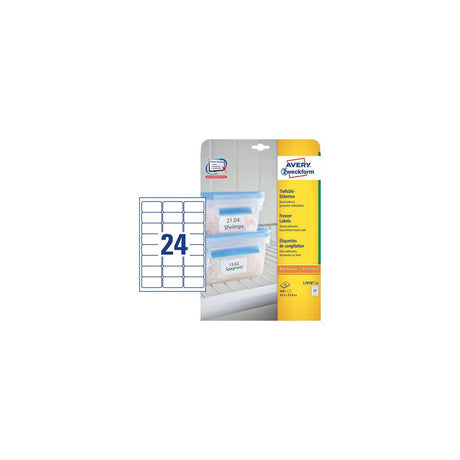 Label AVERY Freezer 63.5x33.9mm 600/fp