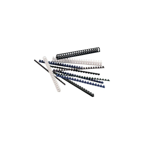 Plastic spiral LYRECO 10mm black 100/pack