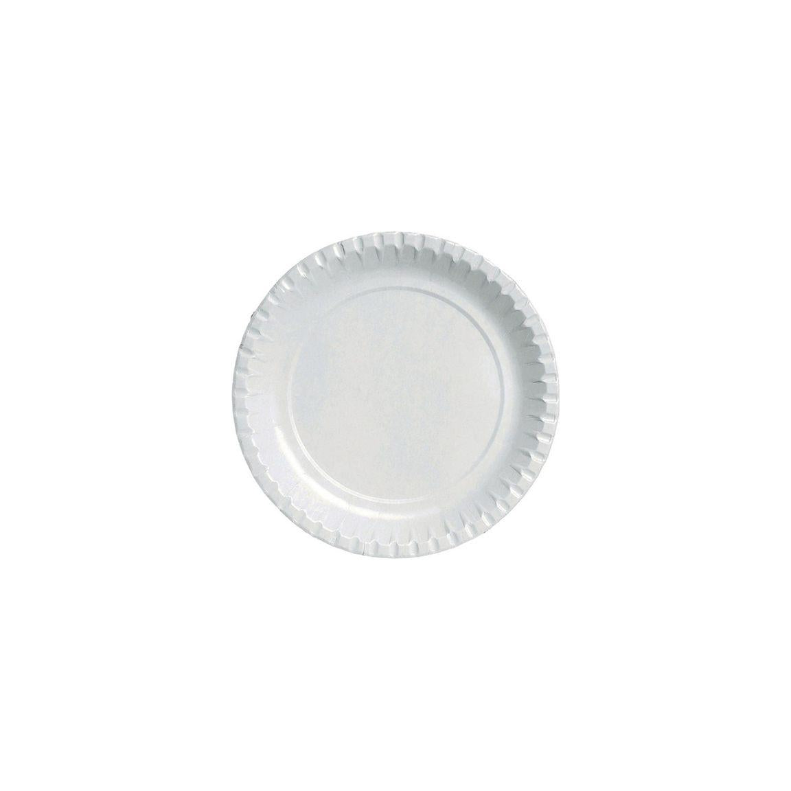 Plate DUNI Paper 22cm white 100/pack