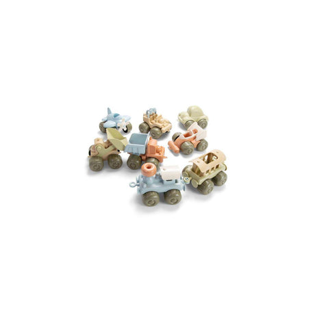 Bioplastic cars 14-20cm 8/pack