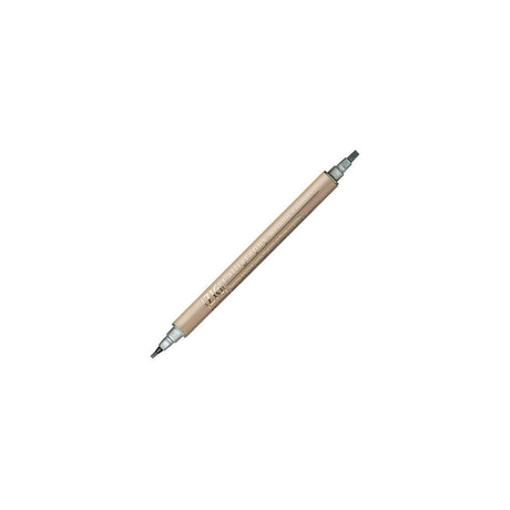 Calligraphy pen ZIG double nib silver