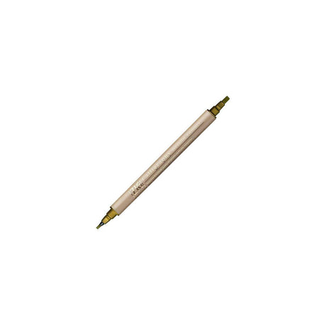 Calligraphy pen ZIG double nib gold