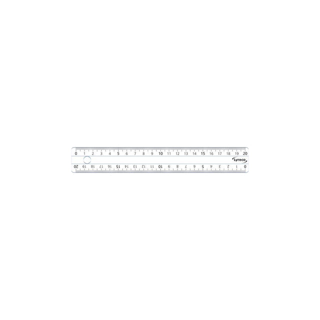Ruler LYRECO 20cm