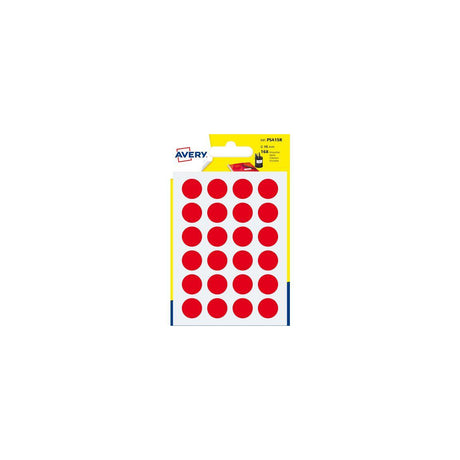 Label AVERY 15mm red 168/pc