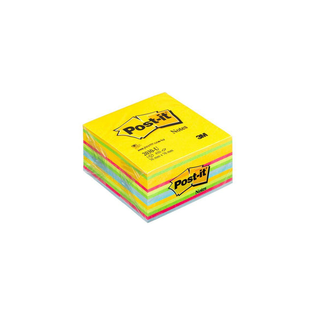 Notes POST-IT cube 76x76mm black. colours