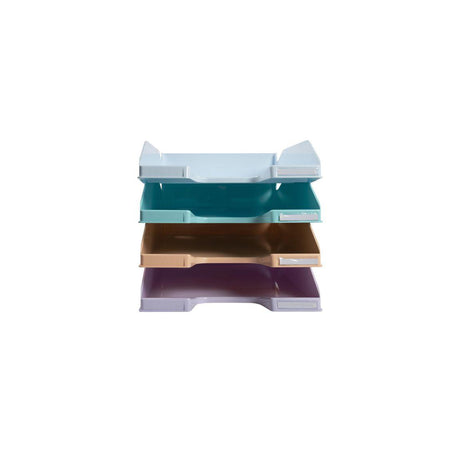 Letter tray EXACOMPTA combo pastel 4/pc