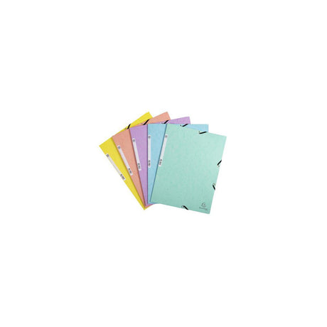 Rubber band folder EXACOMPTA A4 3k fits 5/pc