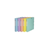 Box folder EXACOMPTA 40mm pastel 8/pc