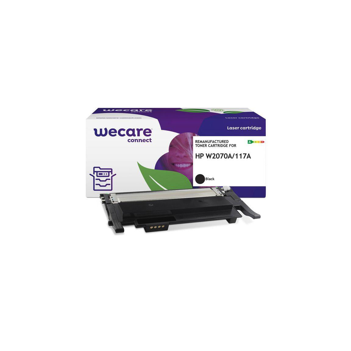 Toner WECARE HP W2070A 117A 1,6K black