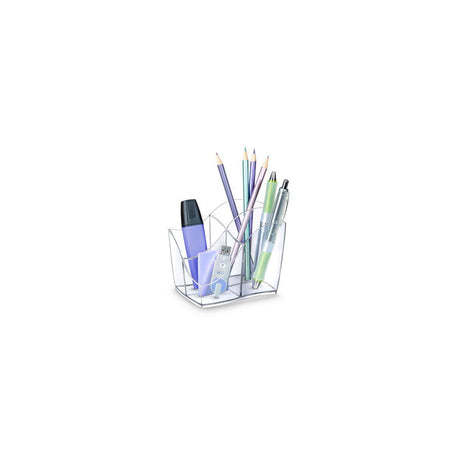 CEP Ellypse 4-compartment transparent pencil case