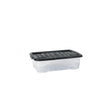 Plastic box STRATA 30L clear with lid PP