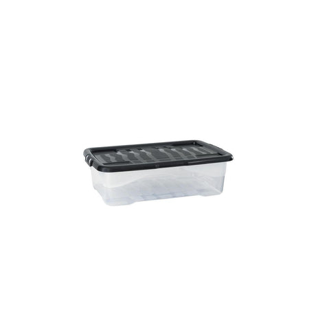 Plastic box STRATA 30L clear with lid PP