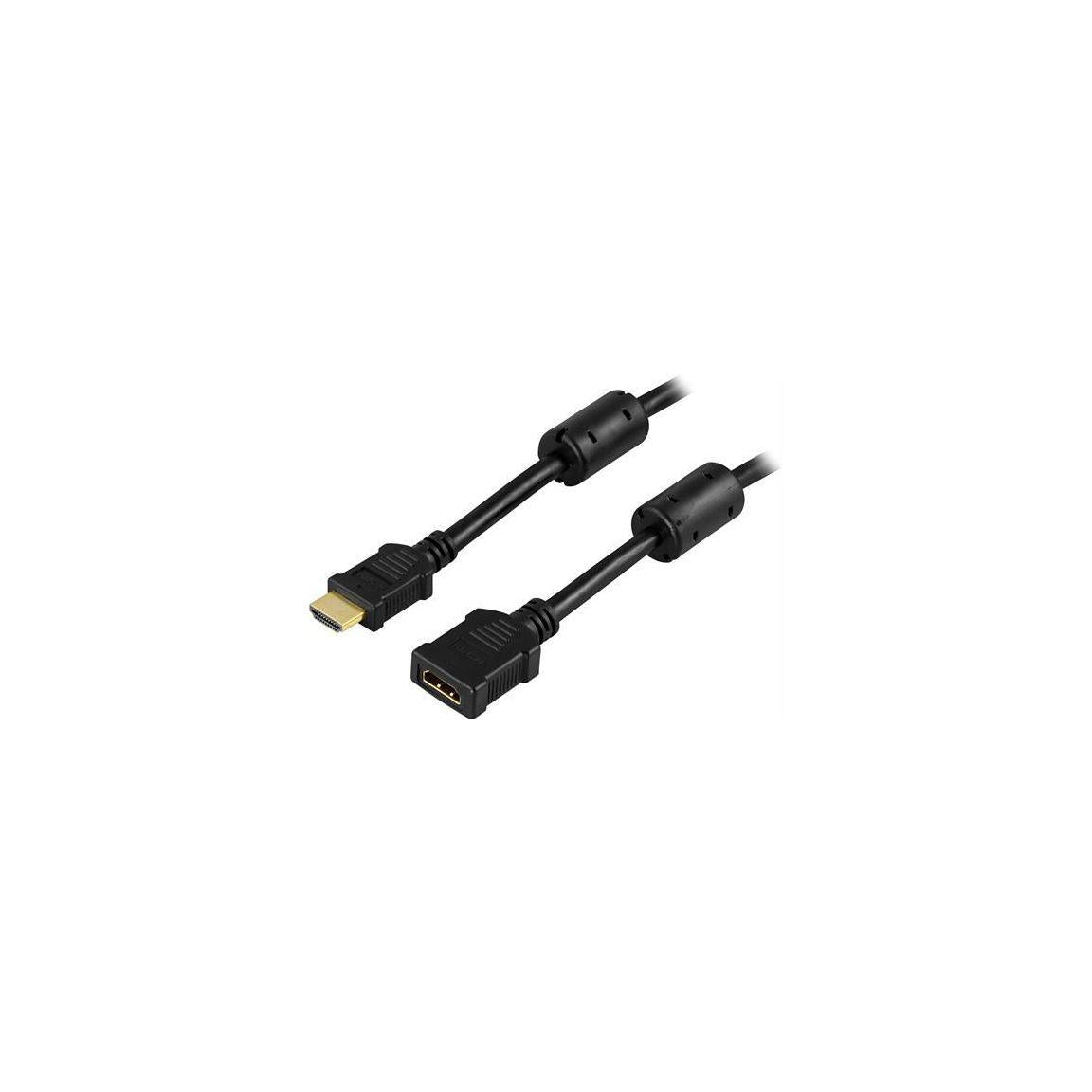Cable DELTACO HDMI Extension Ha-Ho 1m