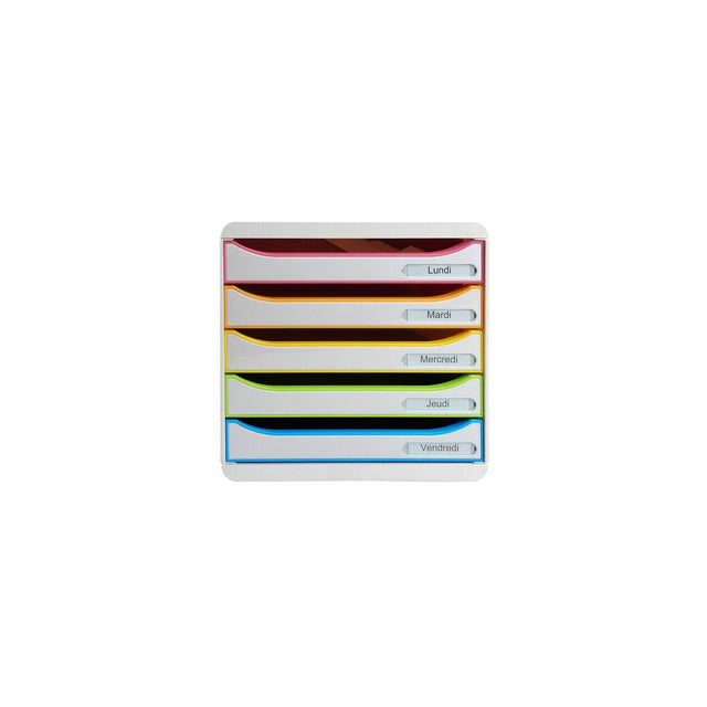 Form box EXACOMPTA BIGBOX 5 drawers white