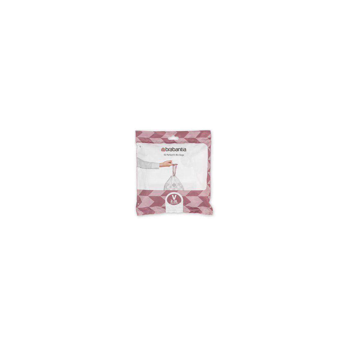 Waste bag V BRABANTIA 2-3L 40/pack