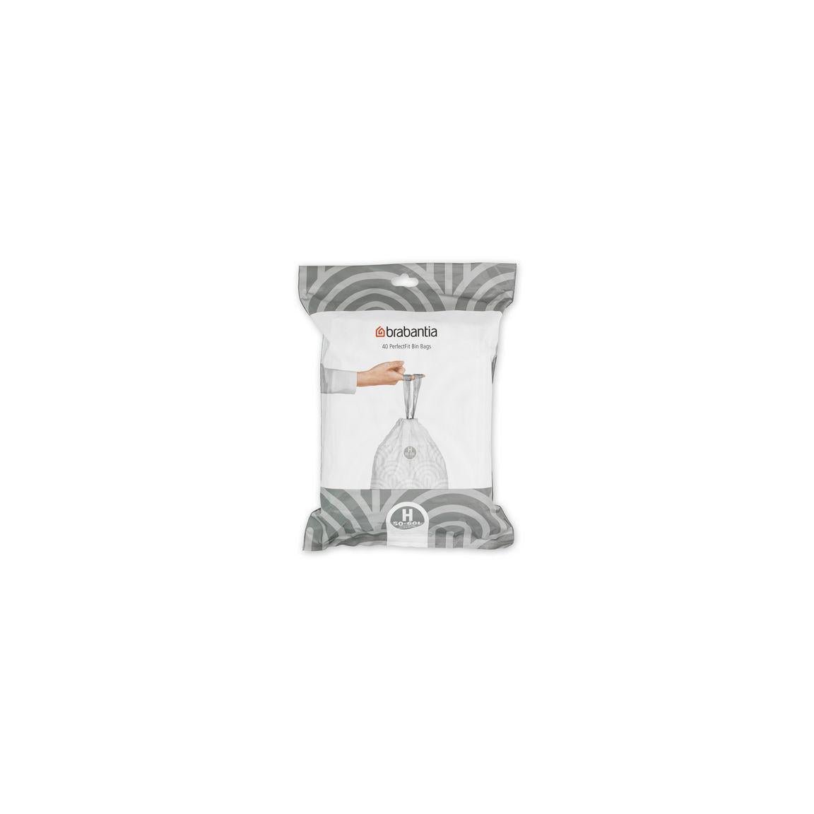 Waste bag H BRABANTIA H 50-60L 40/pack