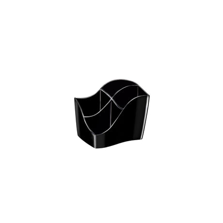 CEP Ellypse 4-compartment black pencil case