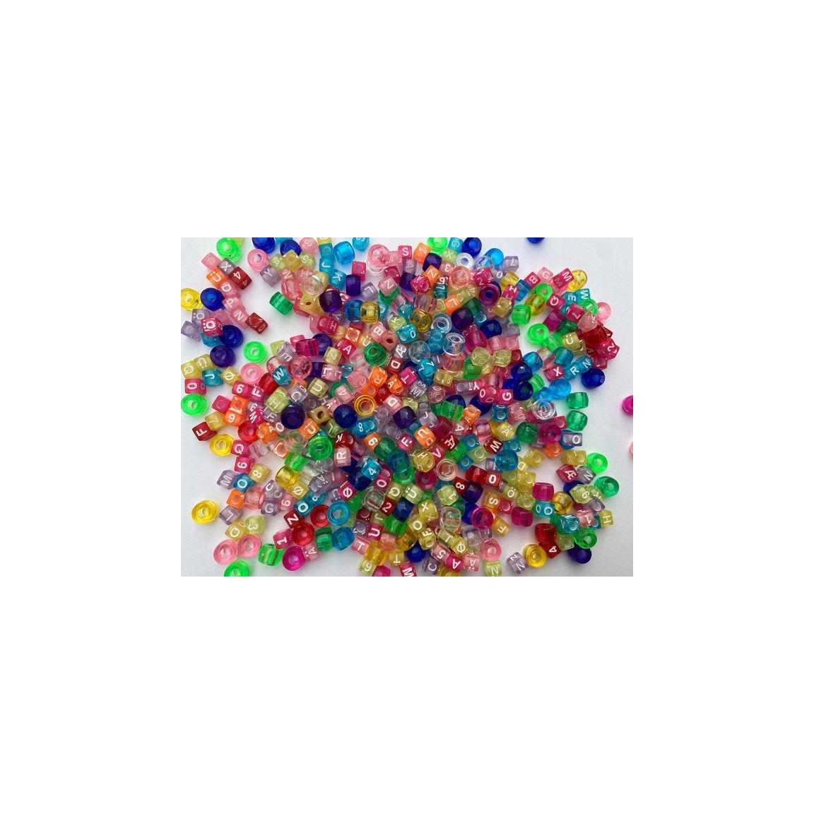 Congo beads mix ABC 123 530/pack