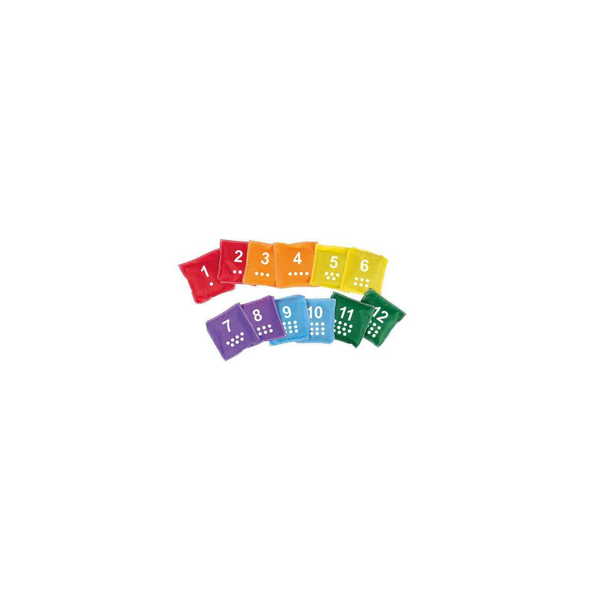 Pea bags with numbers 12/pack
