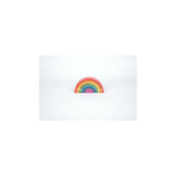 Rainbow blocks bows 7/pc