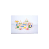 Sensory blocks various shapes 16/pc