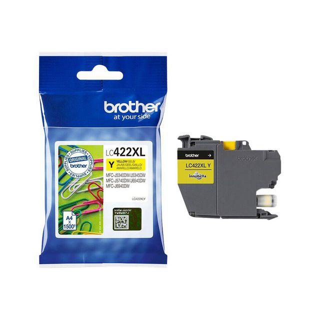 Ink cartridge BROTHER LC422XLY Yellow