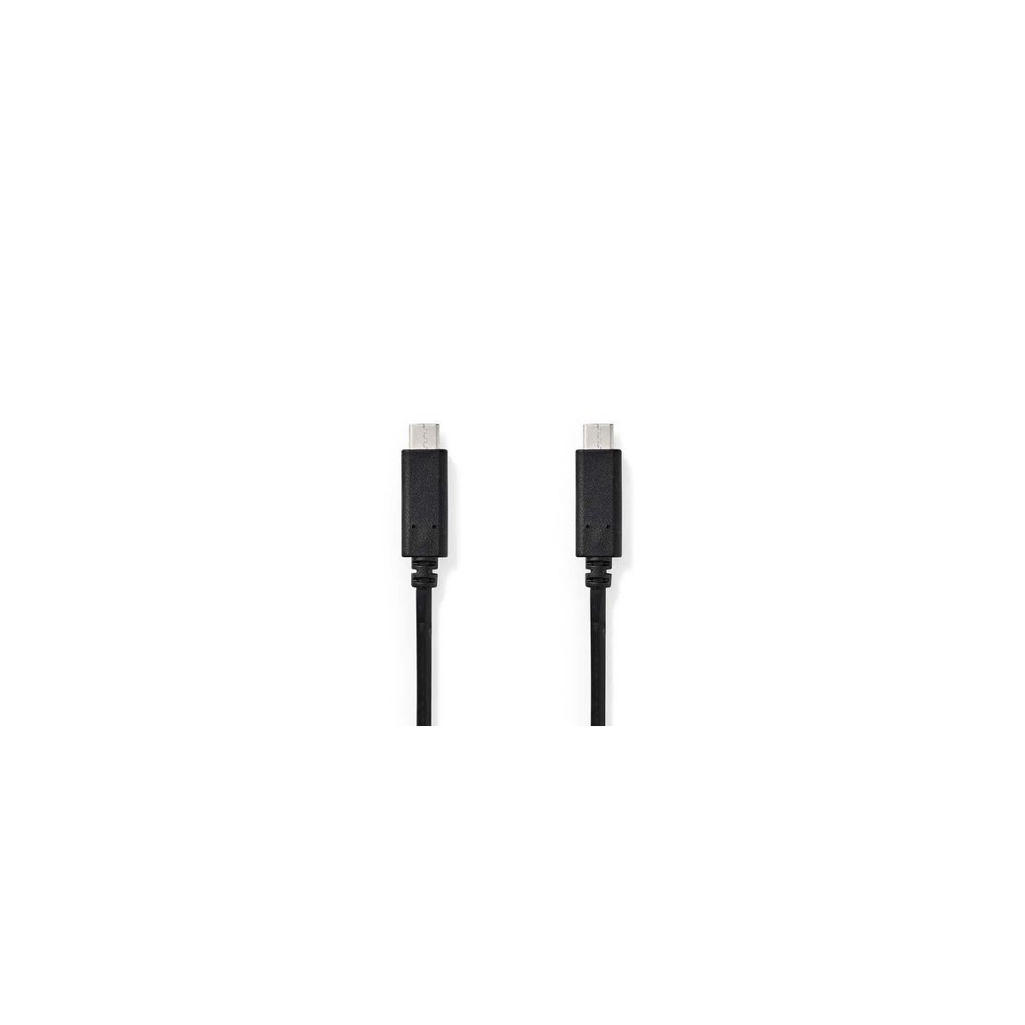 Cable NEDIS USB-C - USB-C 1m black