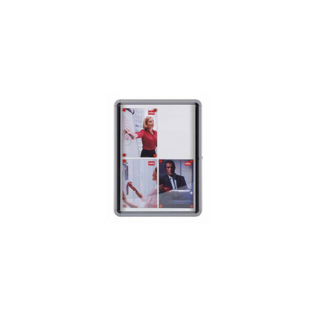 Glass cabinet NOBO Premium 4xA4
