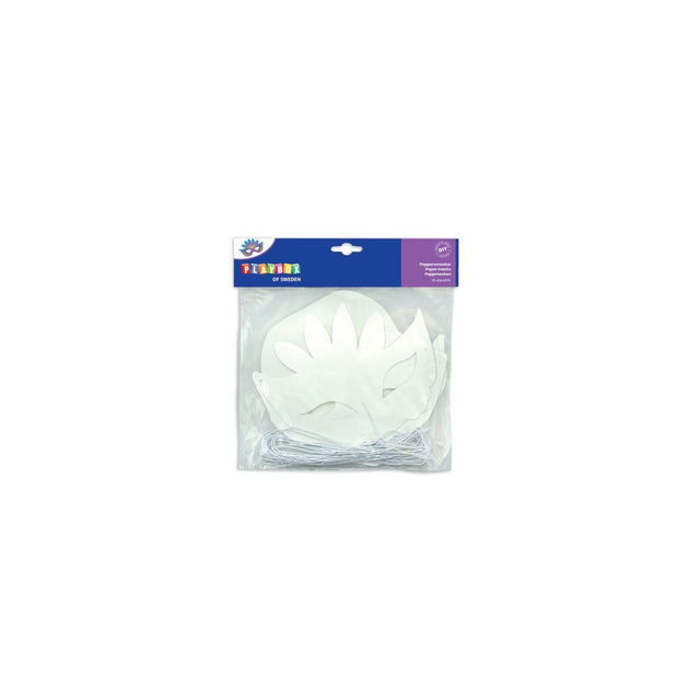 Paper masks blanched shapes 16/pack