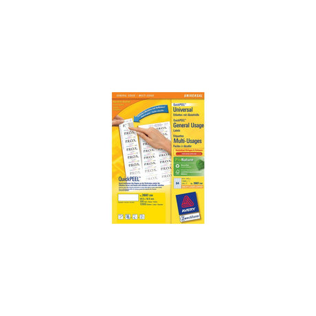 Label AVERY 48,5x16,9mm 14080/fp