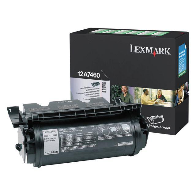 Toner LEXMARK 12A7460 5K black