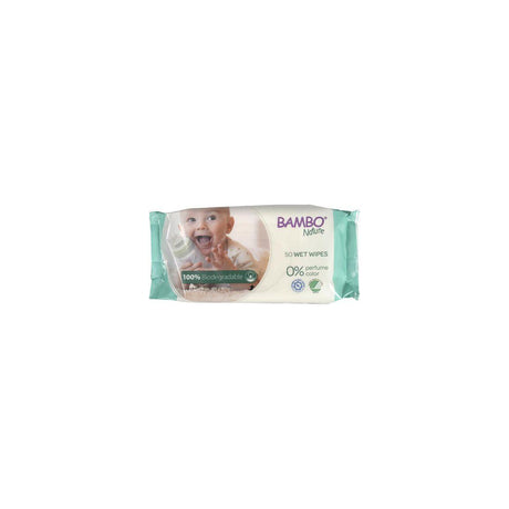 Wet wipe BAMBO compostable 50/pack